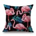 18&apos;&apos; New Style Flamingo  Cotton Linen Pillow Case Sofa Cushion Cover Home Decor   162723764995